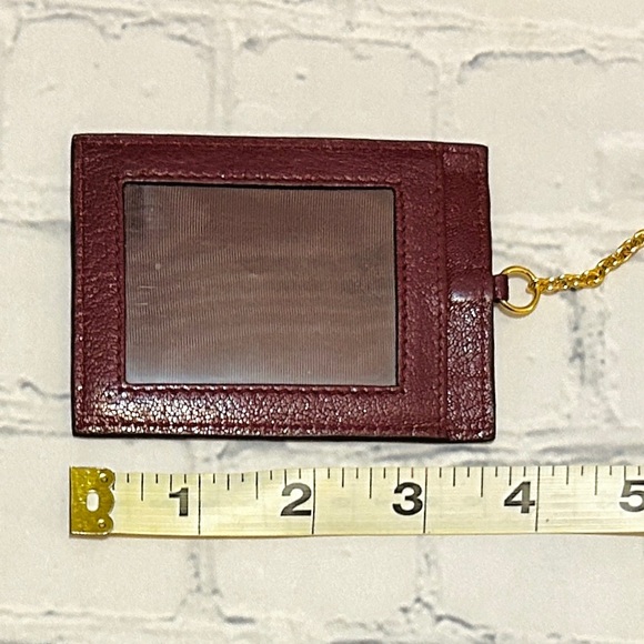 Miu Miu Maroon Long Bow Wallet With Removable ID / Card - Includes Original Box - Picture 6 of 16